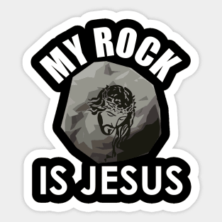 Rock Is Jesus Lover Sticker